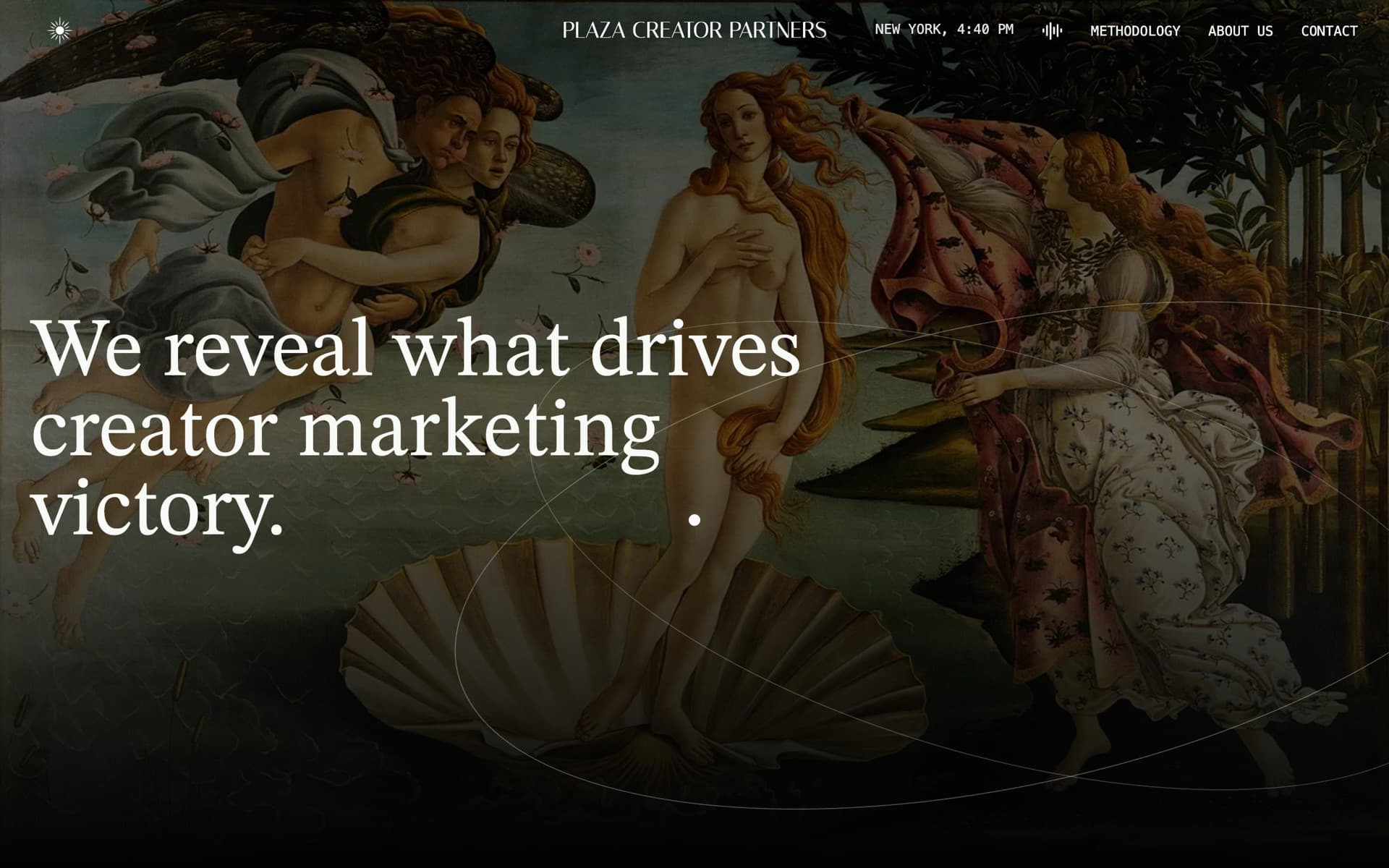 Web de Plaza Creator Partners: Inteligencia de marketing con creadores.